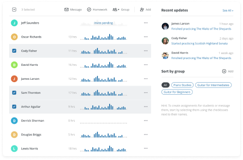 Add and manage students